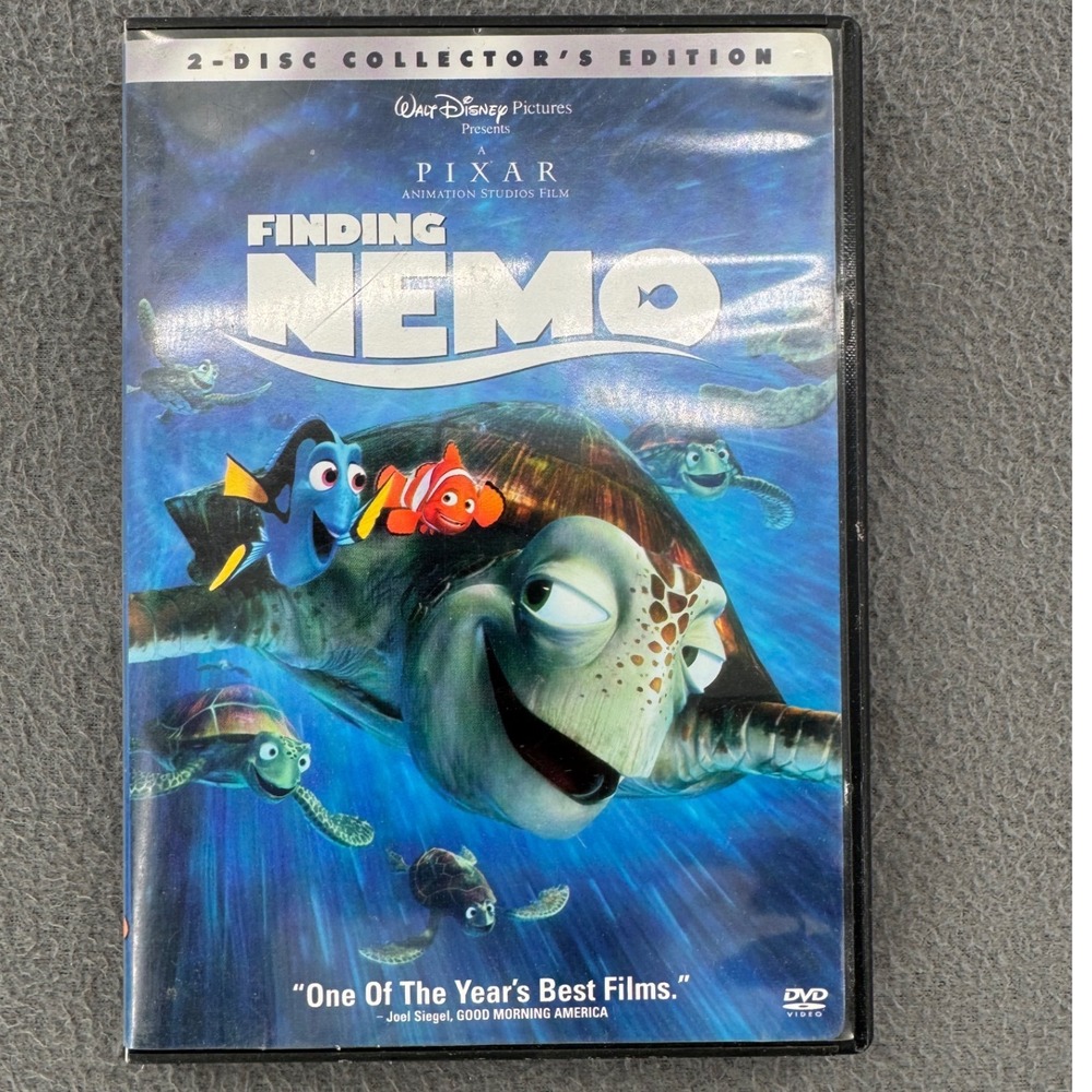 Disney Finding Nemo DVD 2-Disc Collector Edition Pixar Family Movie 2000s